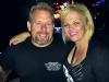 Brian (singer w/ his band in Bowie) & Jean on an anniversary getaway enjoying the music at the Purple Moose.